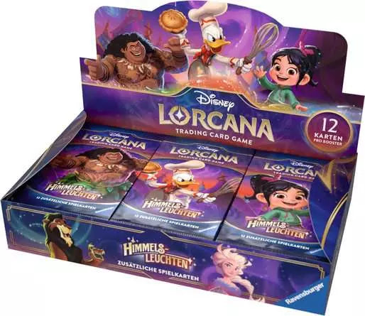 Disney Lorcana: Himmelsleuchten - Display mit 24 Booster Packs (Deutsch)