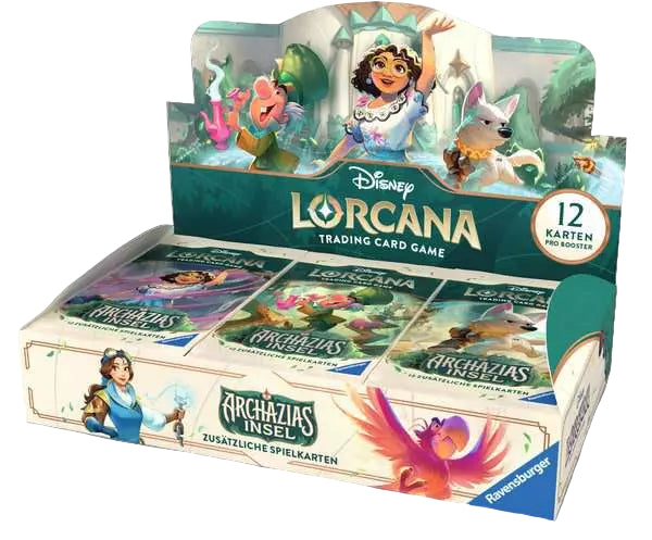 Disney Lorcana: Archazias Insel - Display mit 24 Booster Packs (Deutsch)