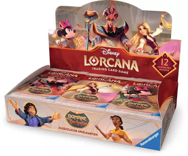 Disney Lorcana: Domäne von Dschafar - Display mit 24 Booster Packs (Deutsch)