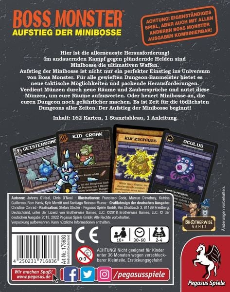 Boss Monster - Aufstieg der Minibosse Inkl. Erweiterung