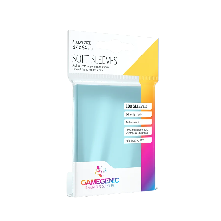 Soft Sleeves Clear (Einzelpack mit 100 Sleeves)