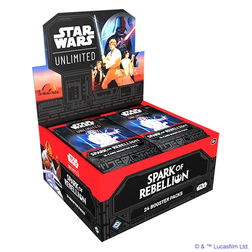 Star Wars: Unlimited – Spark of Rebellion Booster-Display (Englisch)
